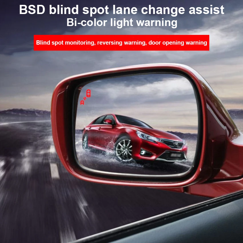 Car Blind Spot Detection System BSD BSA BSM Car Sensors Drive Rear Mirror Monitoring For Toyota Levin 2014-2023