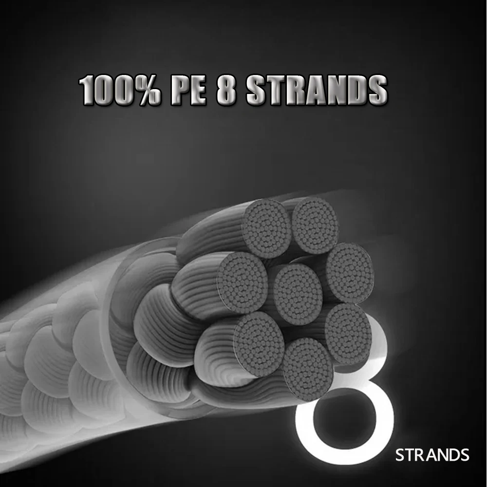 8 Strands Abrasion Resistant Braided Fishing Line 6