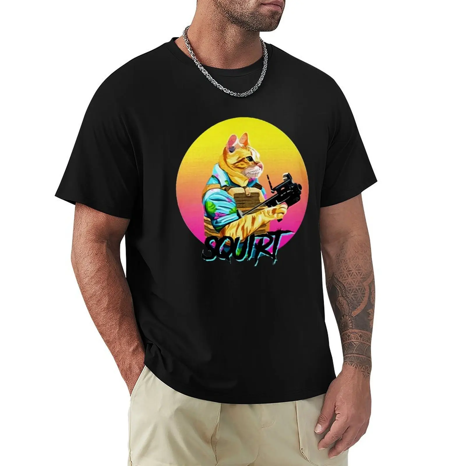 Donut Operator Cat T-Custom Customized Gifts Unisex Tshirt T-Shirt Halloween Theme T-Shirt