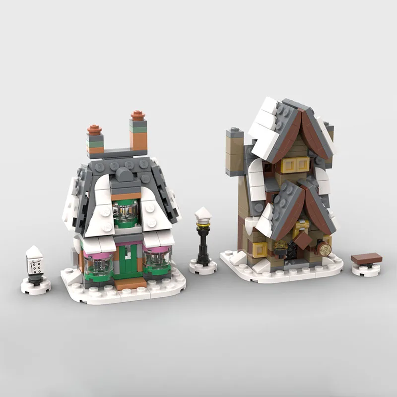 MOC building block giocattolo mini casa modello figurine giocattolo di assemblaggio creativo adatto a tutti gli appassionati come regalo di festa per Chris