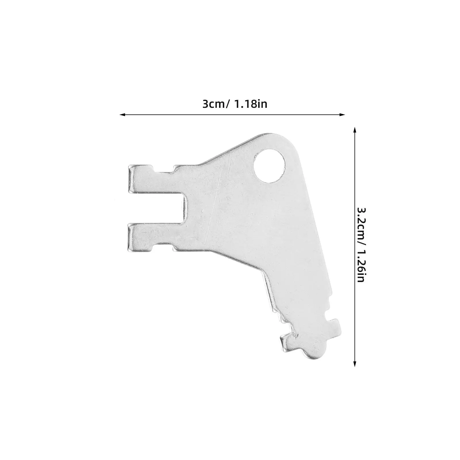3Pcs Universal Toilet Paper Dispenser Key Set Metal Iron Keys for Paper Towel Dispensers Commercial Grade Easy Operation