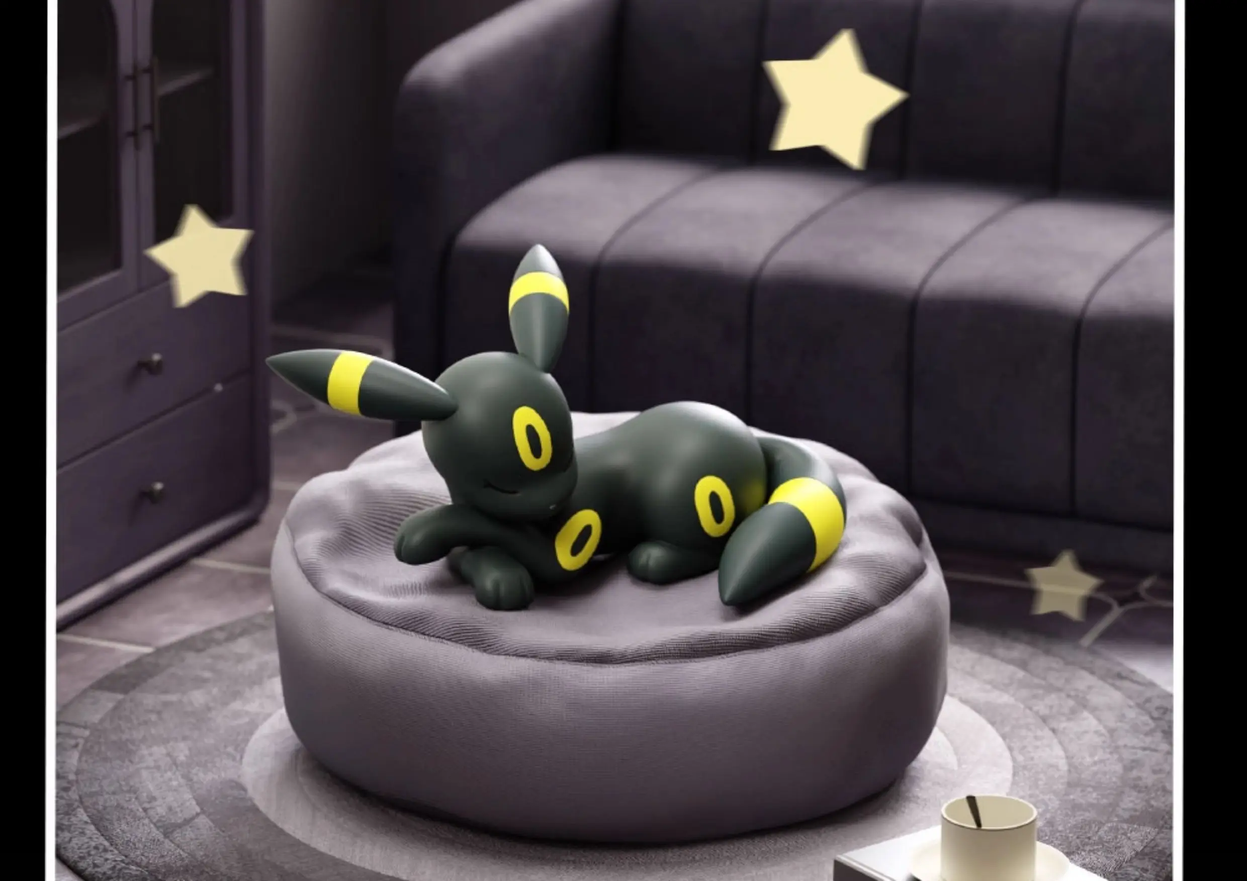 Neu auf Lager: Pokémon Eevee Schlafpositionen-Serie Blindbox – Sylveon, Umbreon, Flareon, Jolteon Anime Desktop-Dekorationsmodell Spielzeug – Detail 8