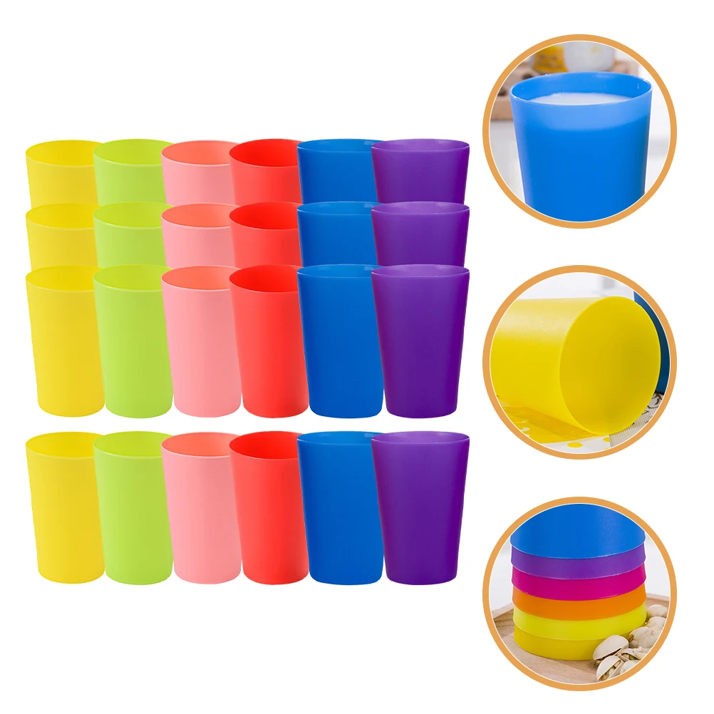

24 Pcs Cups Baby Toys Kids Plastic Games Educational Toy Montessori Cups Kit Counting Sorting