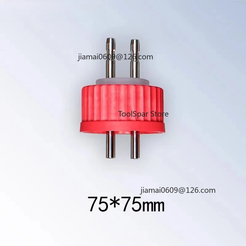 GL45 Fermentation Tank Feeding Bottle Connector, Biological Feeding Reagent Bottle Adapter Fitting