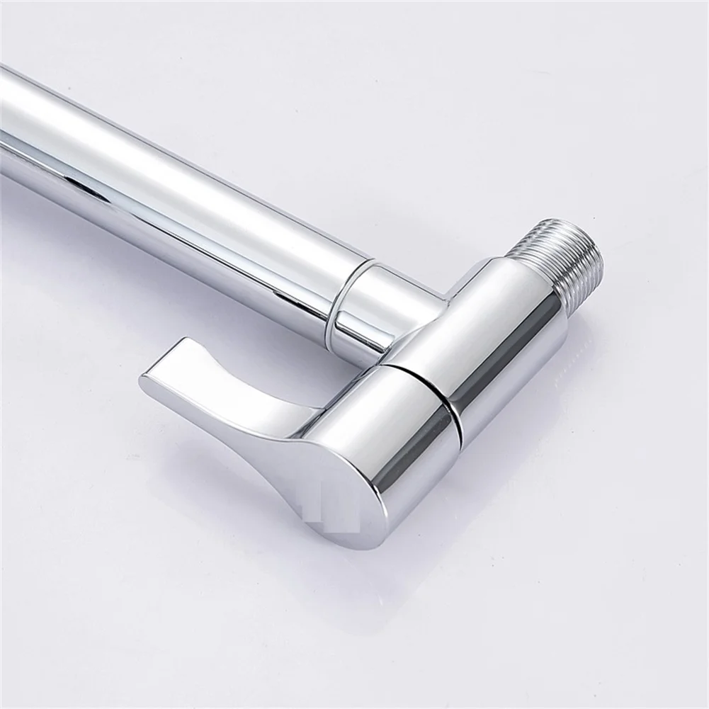 Stainless Steel Kitchen Faucet Suitable for Cold Water Supply Lines with G1/2 Connection and Robust Construction