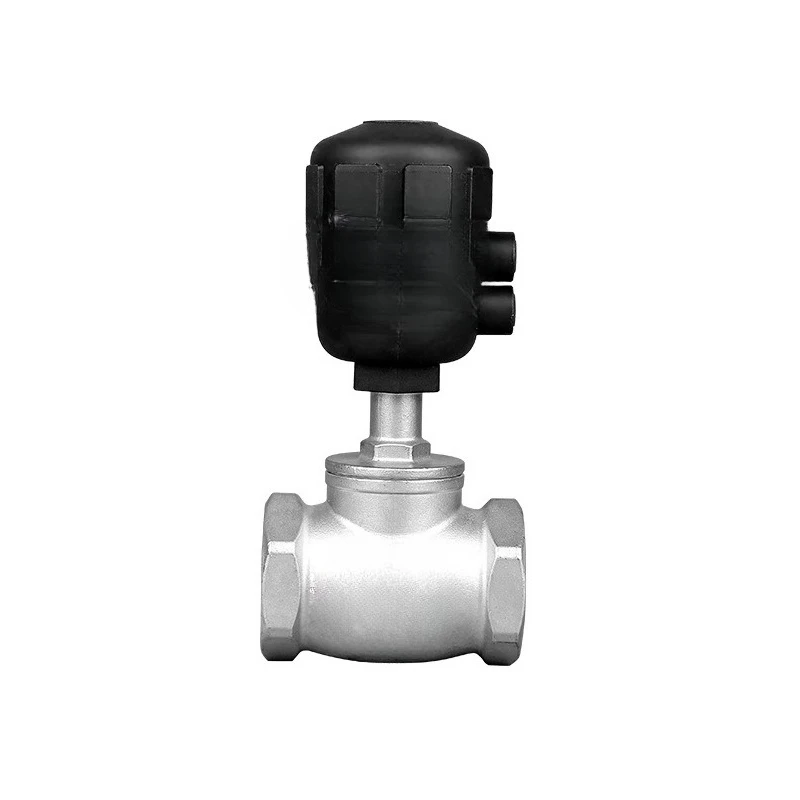 Stainless Steel Thread Pneumatic Globe Valve, Diaphragm Valve Complete Specs Easy Installation PTFE Seal Material
