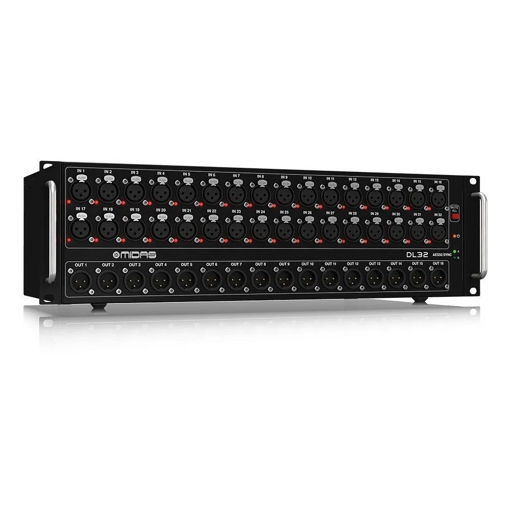Midas M32R Live Digital Mixer + DL32 Stagebox Combination Suit Dj System For Stage Performance Line Array Speakers