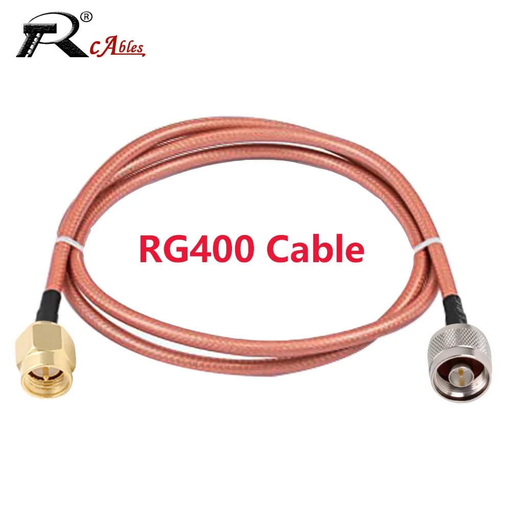 RG400 Cable SMA Male/Female Plug to N Male Plug Crimp Connector RF Pigtail Coax Jumper Cable Wire terminals 6inch~32FT