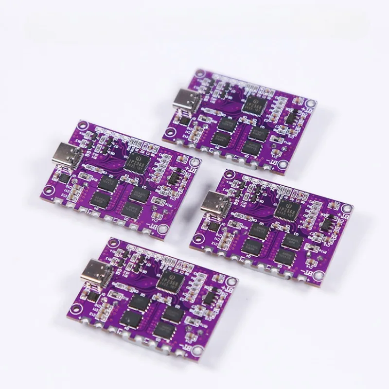โมดูลแบตเตอรี่ลิเธียมสาย Type-c4 100W ชาร์จเร็วแบบสองทิศทาง IP2368