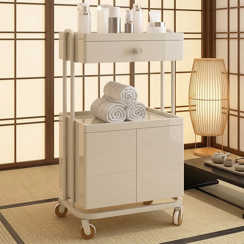 & Luxury Professional Salon Trolley with Drawers for Nail Art Equipment SPA Beauty Clinic Portable Tool Storage Cart Furniture