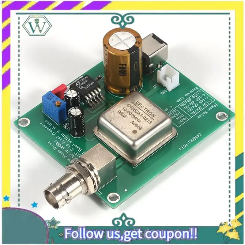 

NEW 10Mhz Audio External Clock Source Module Module Professional Audio Clock Constant Temperature Low Phase Noise Clock