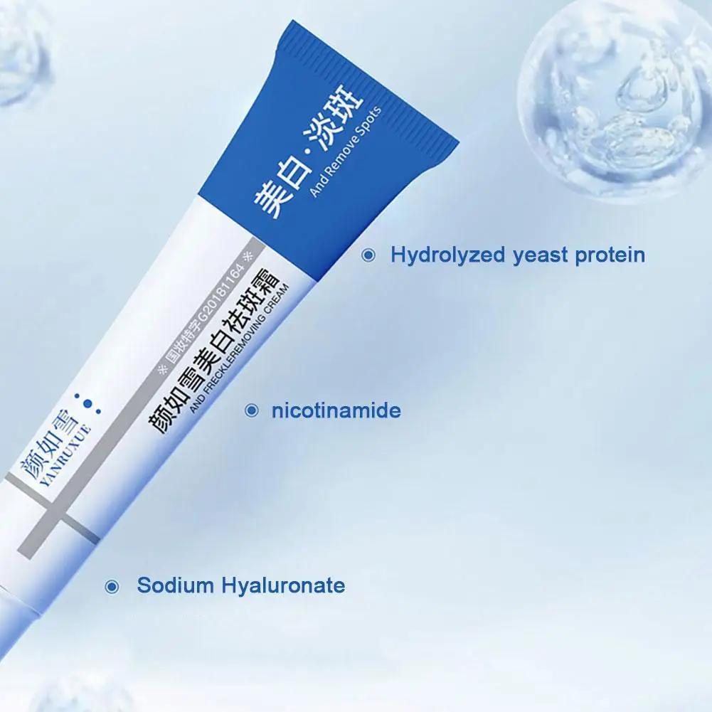 Effectieve Whitening Sproeten Crème Verwijderen Melasma Donker Hydrateren Gezichtsverzorgingsproduct Huidpigmentatie Vlekken Helderder Fade G9e5