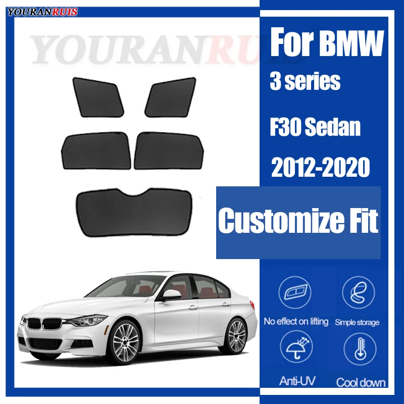 

For BMW 3 Series F30 Sedan 2012-2020 Magnetic Car Windows Front Windshield Sunshade Visor Car Sun Protection Curtains