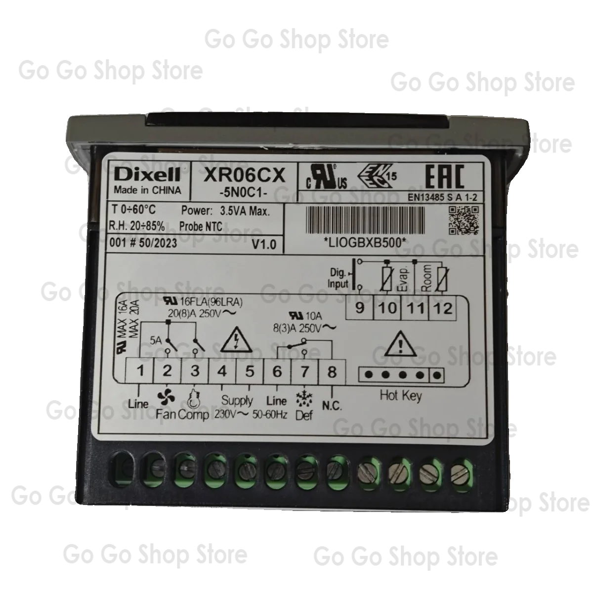 

Dixell XR06CX Новый, электронный регулятор температуры, термостат для холодного хранения, стандартный