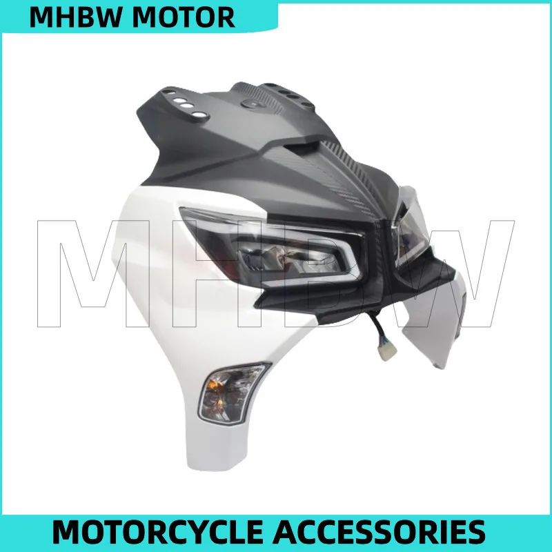 Front Face Panel Headlamp Assembly for Sym Xs300t Joymax Z300 Hong Kong / Taiwan Version 2019 Modified to 2020