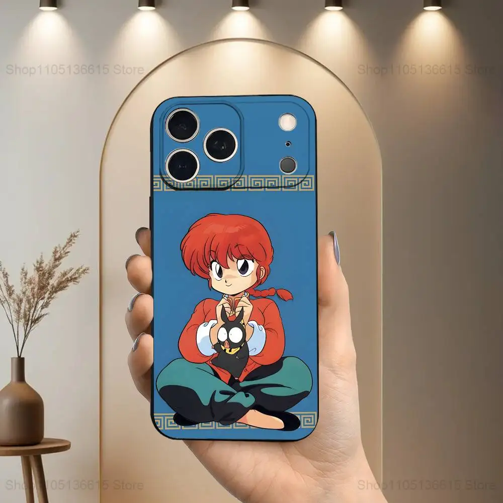 Чехол для телефона Comics M-Manga R-Ranma-1-2 для iPhone 17,16,15,14,13,12,11 Plus,Pro Max,XS,X,XR,SE,Mini,8,7,мягкий силиконовый черный чехол