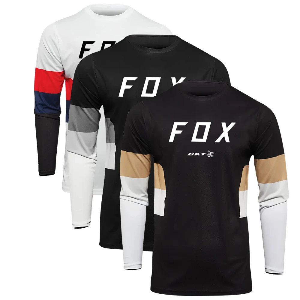 

Men's Downhill Jersey BAT FOX MTB T-Shirt Off-Road Bicycle Racing Jersey Quick Dry Camiseta Motocross T-Shirt Cycling Clothing