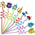 8pcs pvc straws