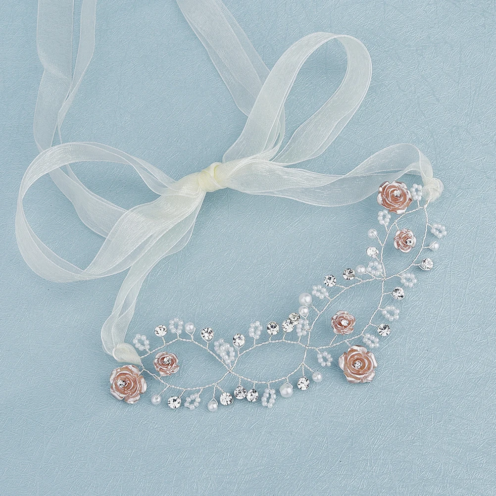 

Kids Headb Flower Design Soft Lightweight Comfortable Daily Wear Bridesmaid Wedding Hair Accessories Ribbon Kids Hairb