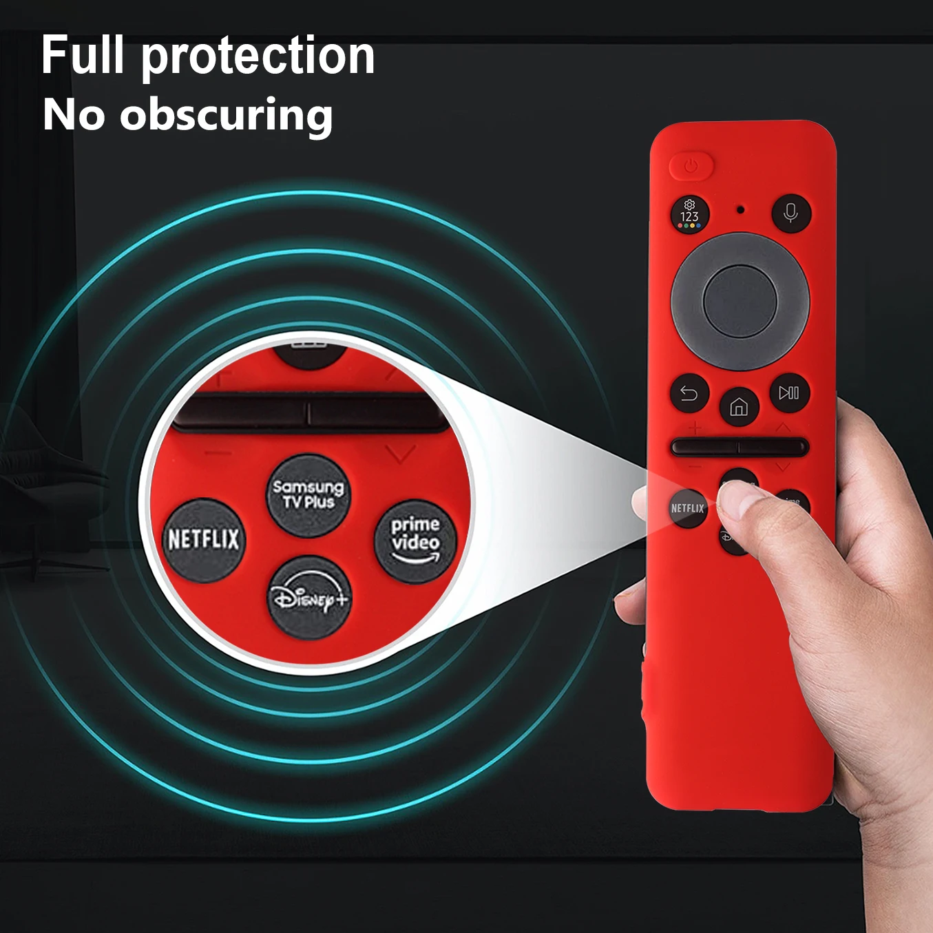 Custodia protettiva in Silicone per telecomando Samsung TV per custodia remota BN59-01432A BN59-01432D BN59-01432J BN59-01436B TM2360E