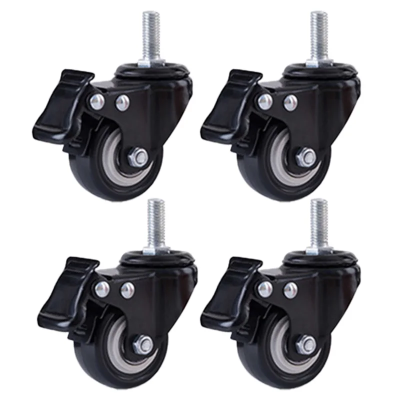 Universal Wheel Swivel Casters Heavy Duty Casters Threaded Stem Casters Locking Industrial Casters Swivel Casters For Carts