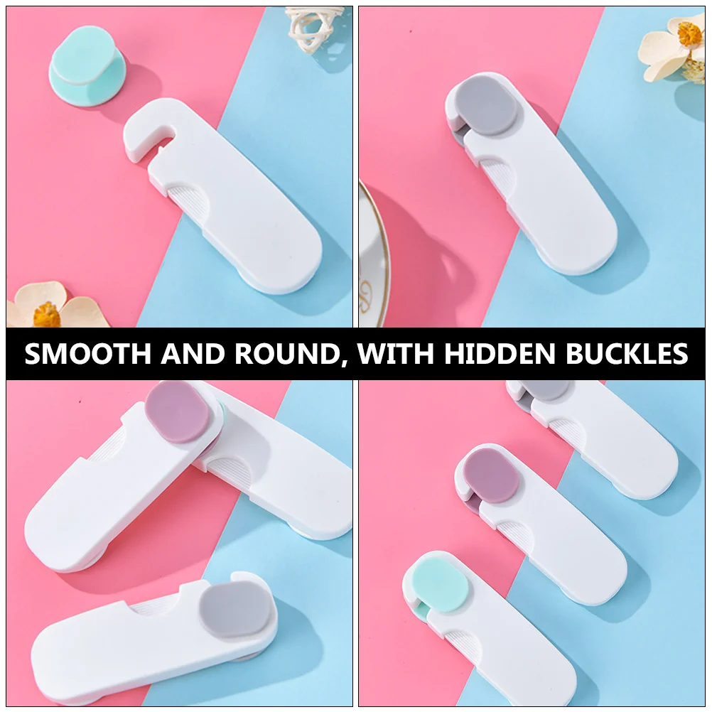 

3 шт., замки для ящиков с защитой от защемления, защелка для шкафа, скрытая пряжка, прочные клейкие замки для детской безопасности для детей