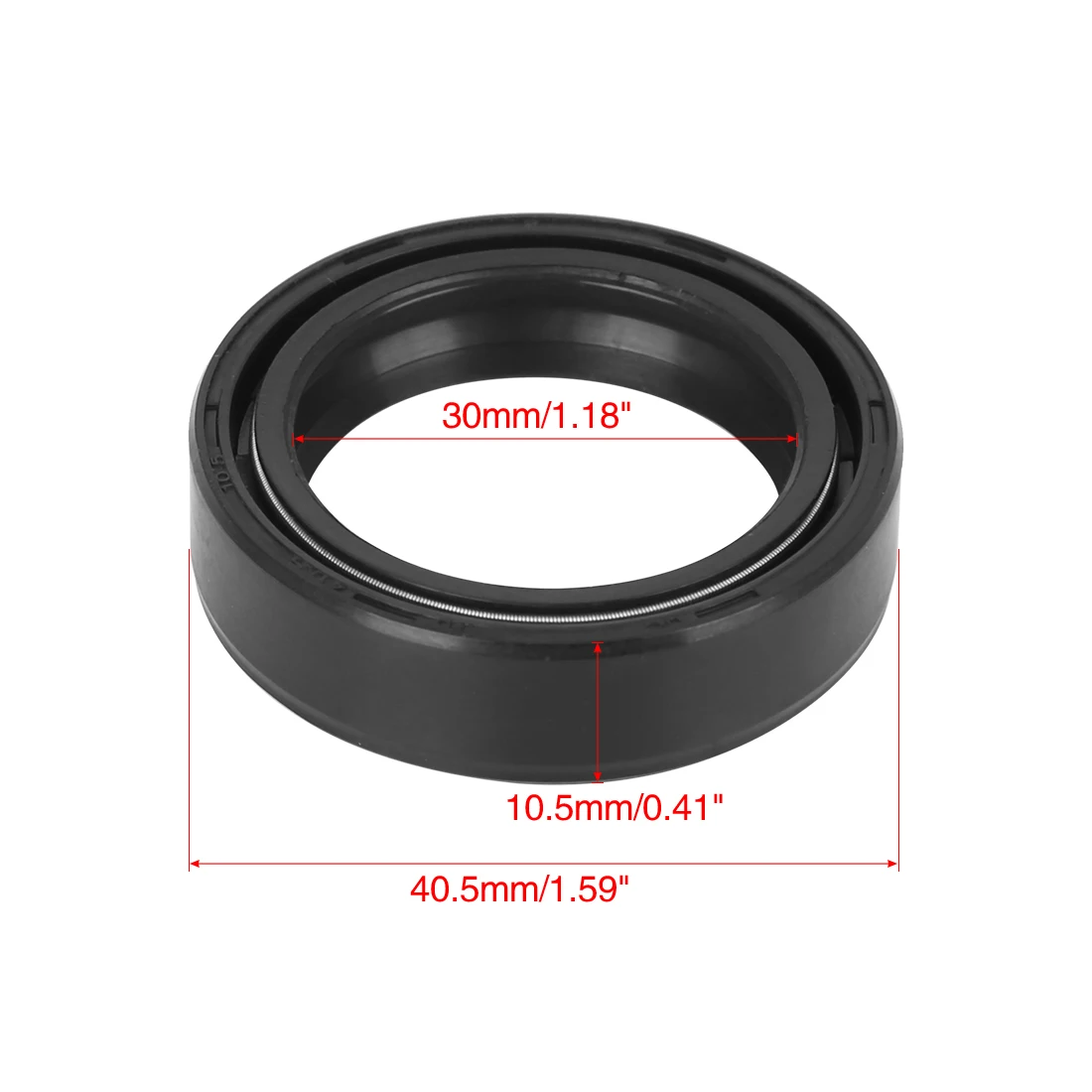 Motoforti 2-10pcs 30mm x 40.5mm x 10.5mm Motorcycle Front Fork Shock Oil Seal for GS125