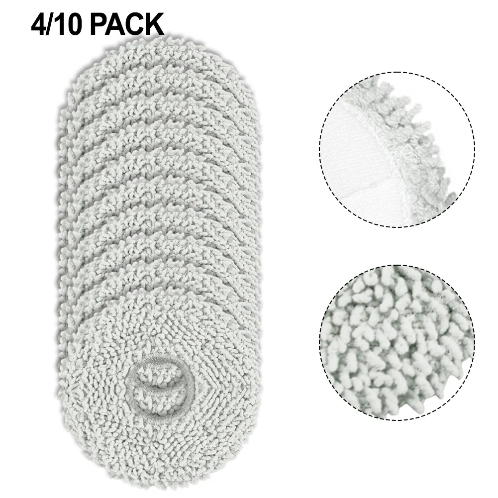 Подушечки для швабры из микрофибры для Yeedi для M12 PRO+, комплект из 4 или 10 штук для ухода за чистыми полями в домашних животных Подушечки для швабры из микрофибры для Yeedi для M12 PRO+, комплект из 4 или 10 штук для ухода за чистыми полями в домашних животных