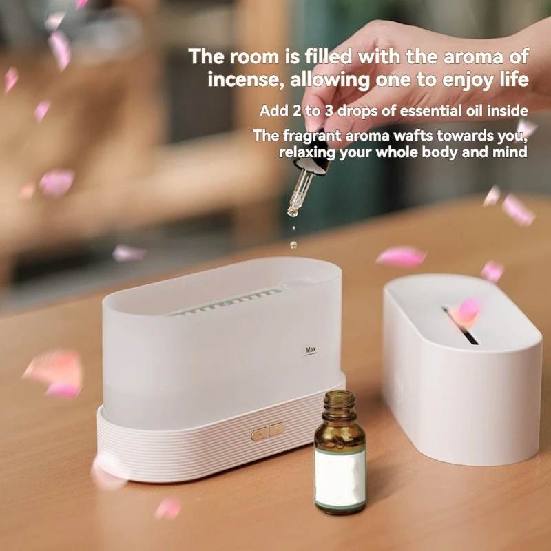 somay-コンパクト超音波加湿器-アロマセラピー付き-usb電源、家庭用アンビエントナイトライト-2個入り