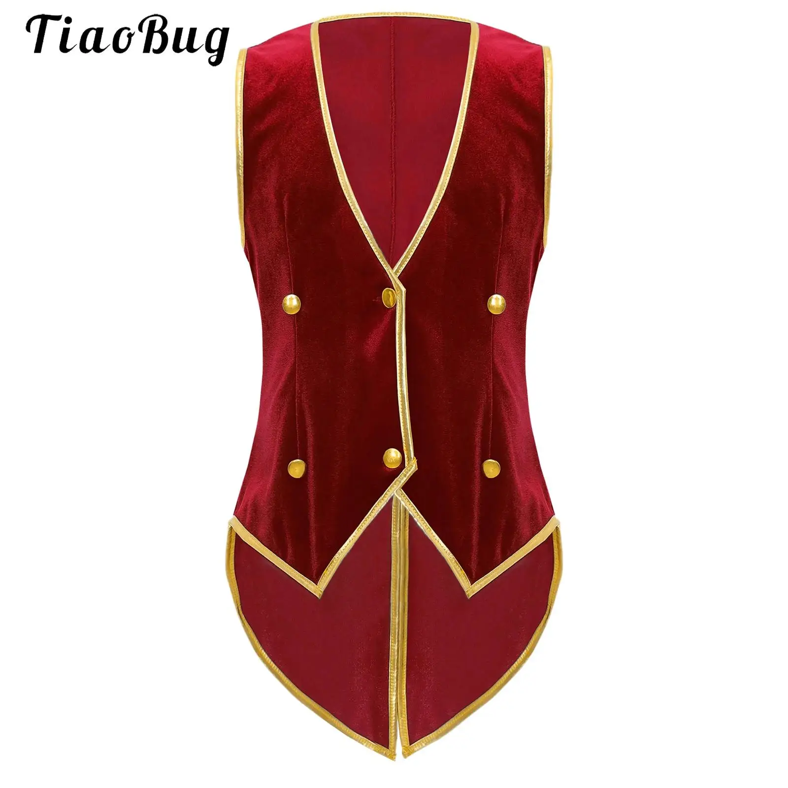 

Velvet Medieval Renaissance Kids Boys Golden Trim Vest Waistcoat for Halloween Party Steampunk Victorian Gentleman Dress Up