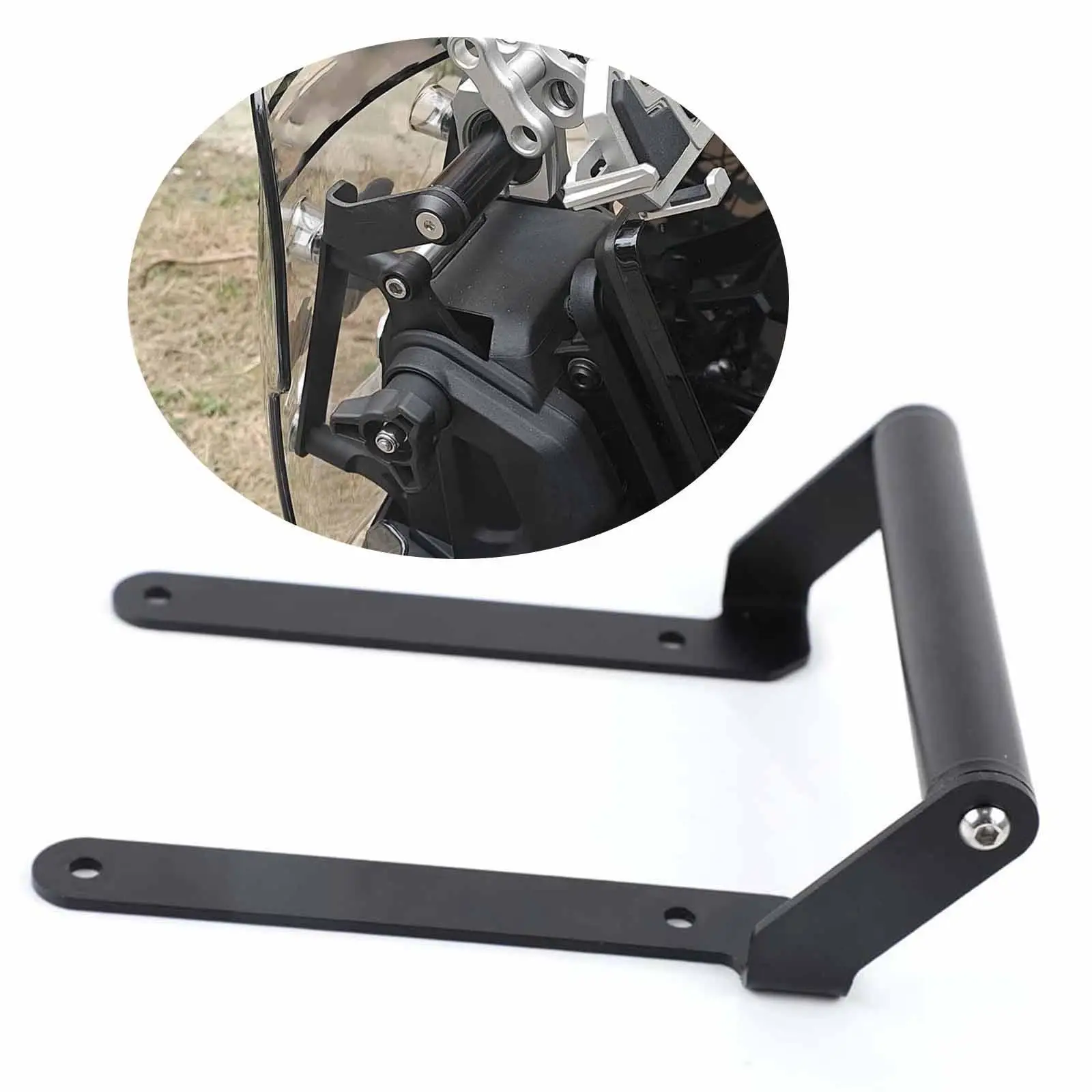 

Motorcycle Cellphone Mount Easy Installation Heavy Duty Professional Motorbike Supplies Handlebar Support for 700MT 800MT x