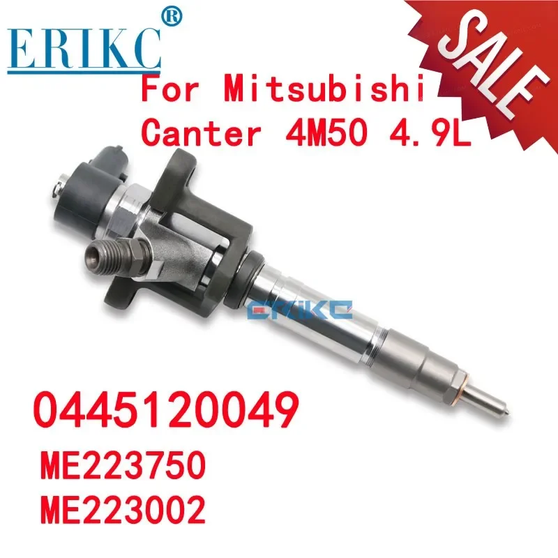 0445120049 ME223750 ME223002 Common Rail Injectors 0 445 120 049 Diesel Fuel Injector for Bosch Mitsubishi Canter 4M50 4.9L