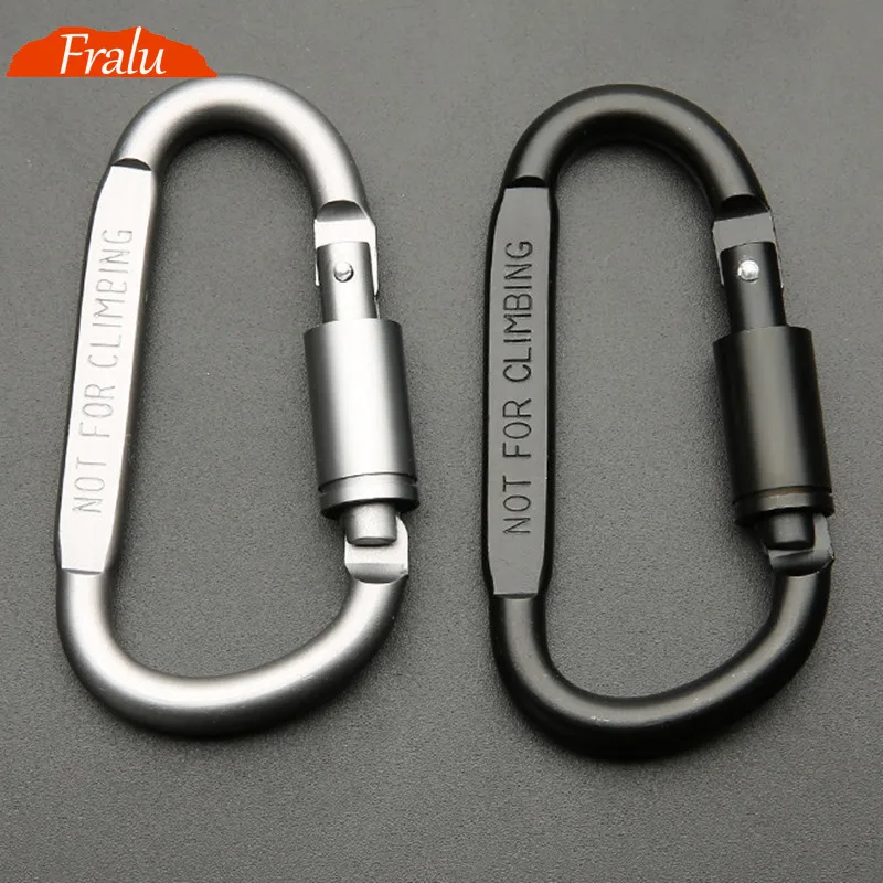 

Aluminum alloy mountaineering d-buckle multifunctional outdoor water bottle quick hanging buckle mountaineering backpack buckle