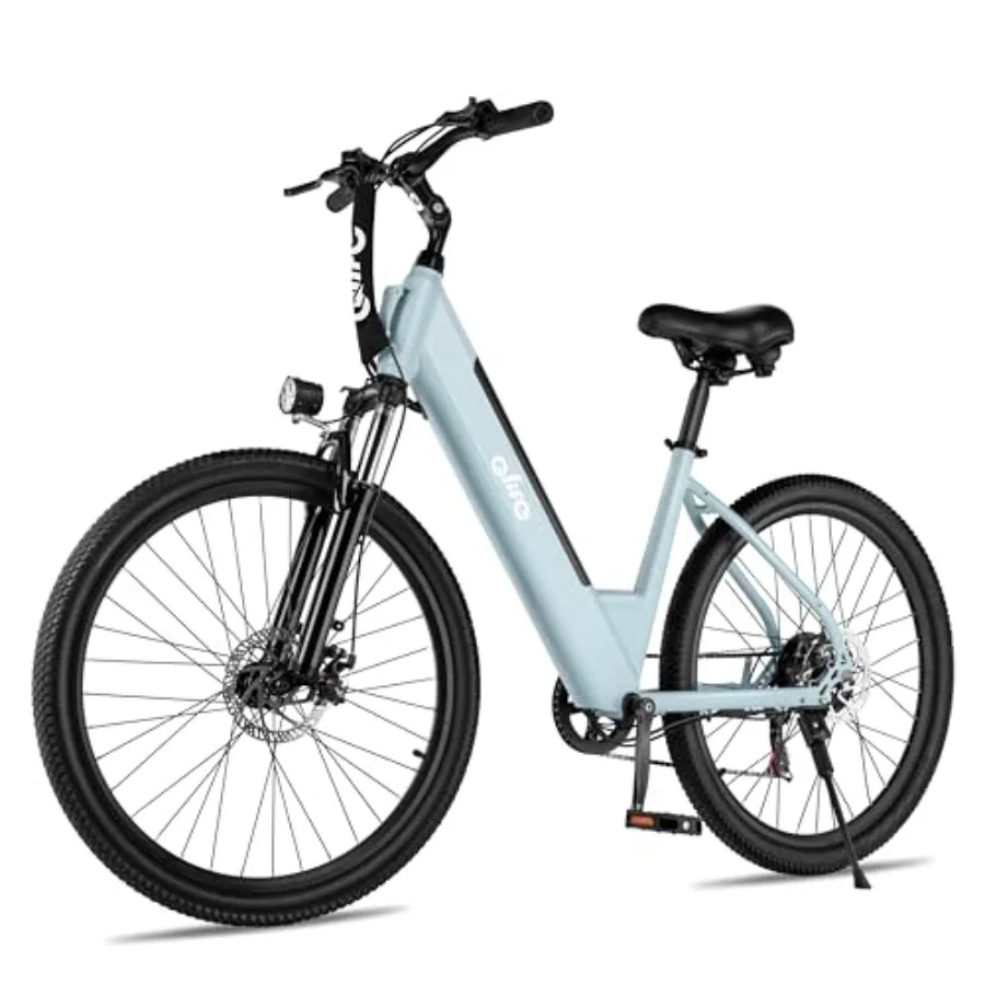 

Cityone Electric Bike for Adults Teens Step-Through Commuter Ebike Aluminum Frame Matte Black 1000W Peak Motor with 55-Mile Ran