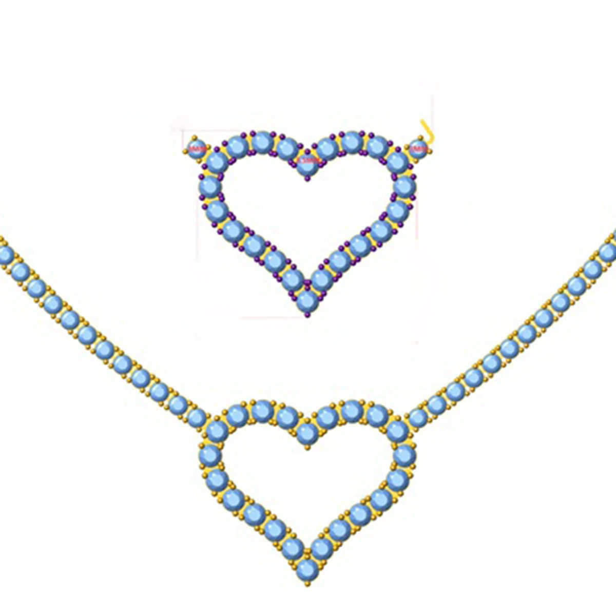 여성용 Uwin 3mm 테니스 체인, 사랑스러운 속이 빈 하트 목걸이, 큐빅 지르코니아 힙합 주얼리 선물