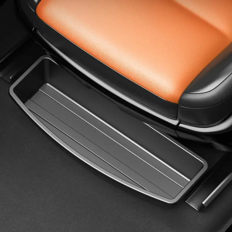 Universal Car Under Seat ABS Drawer Storage Box Anti Slip Front Seat Tray Auto Interior Organizer Accessories