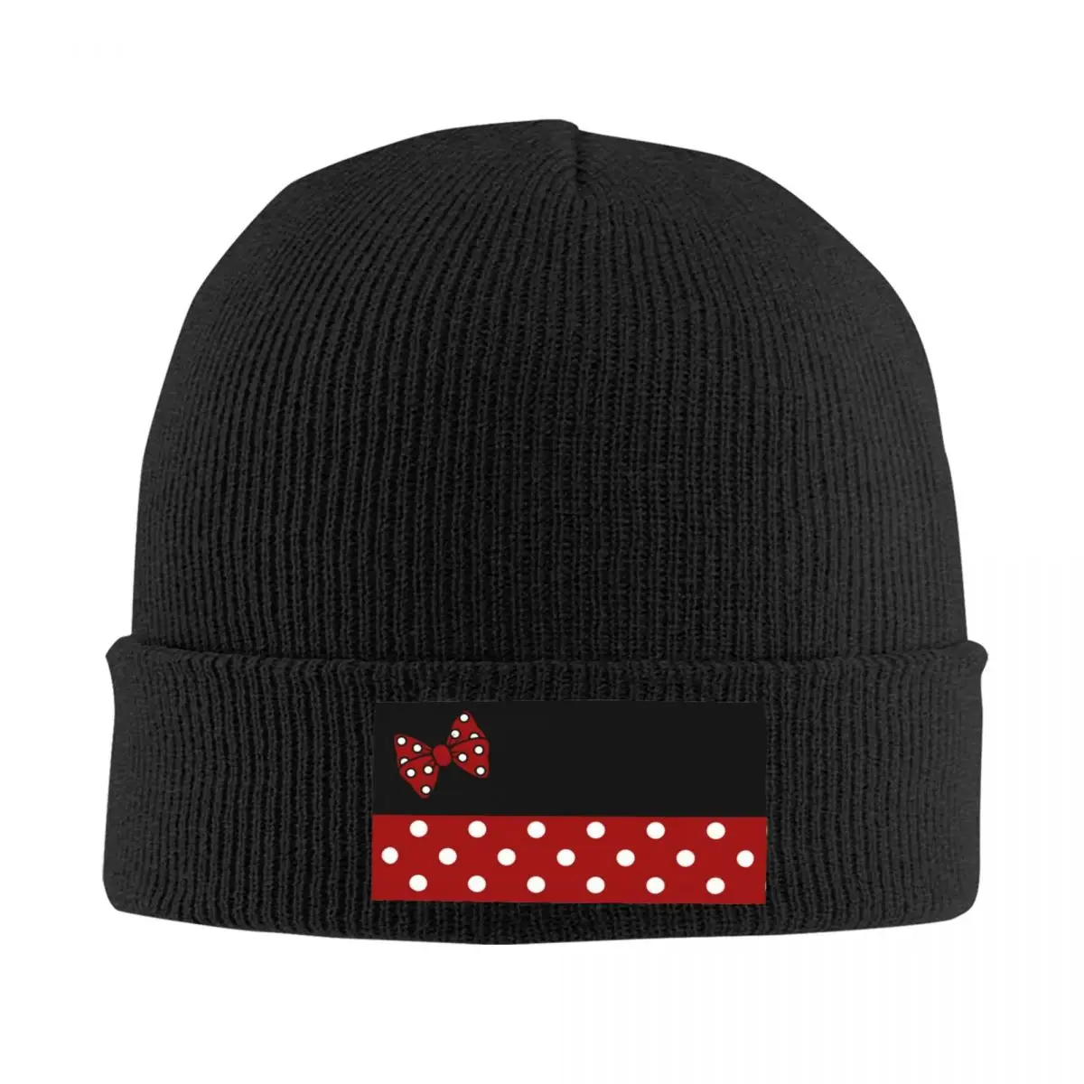 Custom Minnie Mouse Anime Skullies Beanies Caps Men Women Unisex Hip Hop Winter Warm Knitting Hat Adult Bonnet Hats