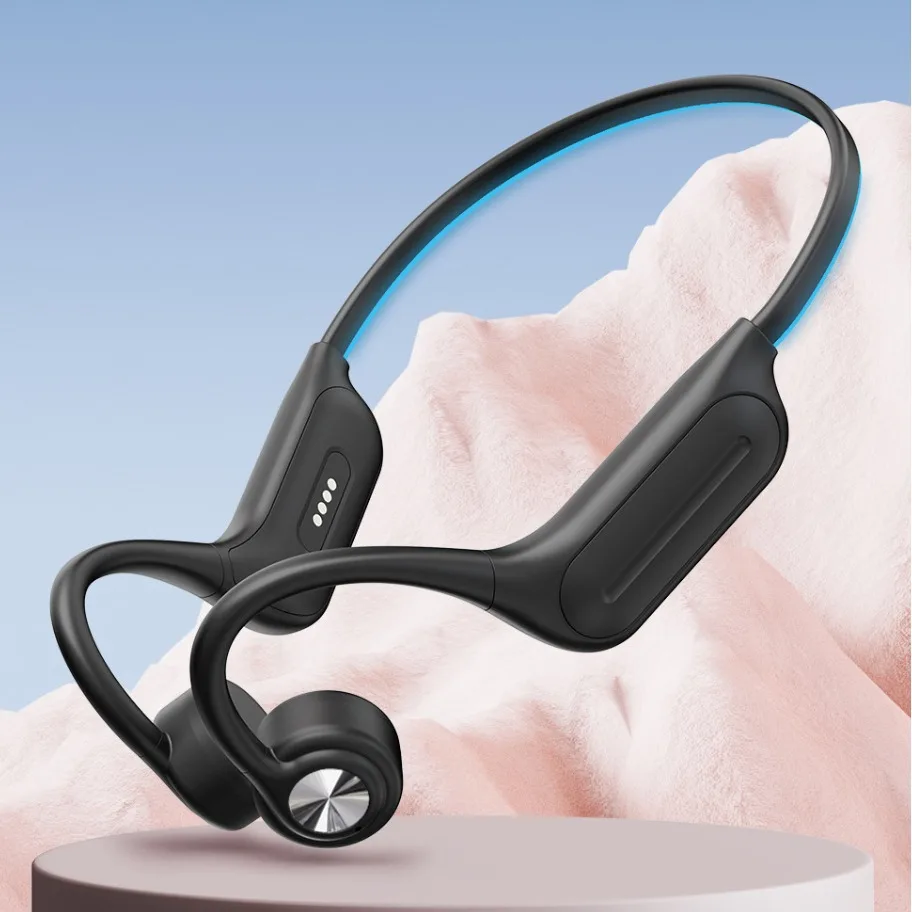 P9 جديد سماعة توصيل العظام تشغيل ضوء بلوتوث 5.3 IPX8 السباحة سماعات بلوتوث 32GB MP3 سماعات أذن رياضية