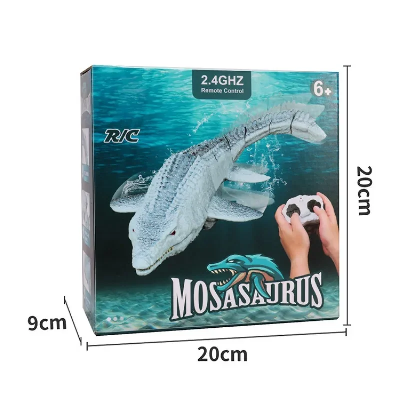 RC Squirt Mosasaurus giocattolo telecomando animali robot vasca da bagno piscina giocattoli elettrici per bambini ragazzi bambini Cool Stuff Submarine