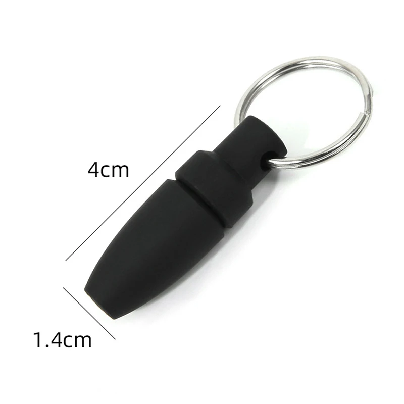 With Key Ring Draw Hole Portable Punch Cutter Rubber Clip Punch Cutter New