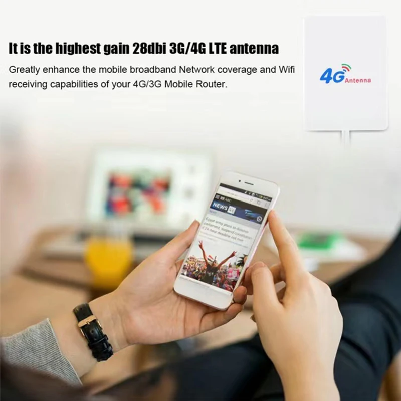 LTE anten 3G 4G Huawei CRC9 SMA konektörü 4G LTE yönlendirici harici anten için Huawei 3G 4G LTE yönlendirici Modem 2M kablo