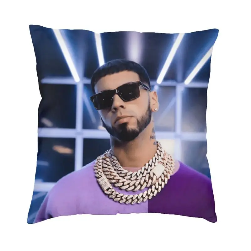 Latin Urban Music Anuel AA Pillow Case Home Decor Fashion Cushion Decoration Salon Square Pillowcase