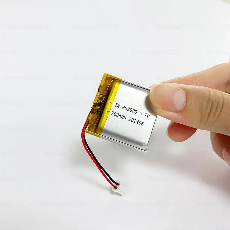 803030 700mAh bateria litowo-polimerowa 3.7V baterie litowo-jonowe litowo-polimerowe do głośnika Bluetooth wentylator ręczny MP3/mp4 GPS LED Lights