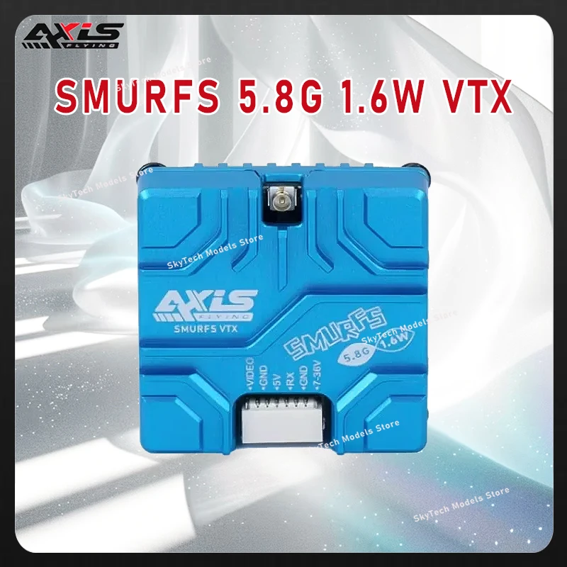 

Axisflying SMURFS 5.8G 1.6W VTX 1600mW OSD Control 7-36V 20x20 for RC FPV Freestyle