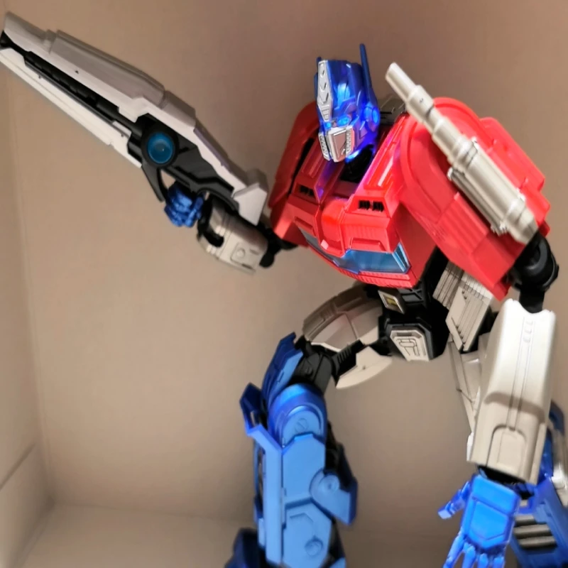 Original Blokees Transformers One Action Edition Optimus Prime Orion Pax éclairage assemblé figurines d'action modèle mobile jouet