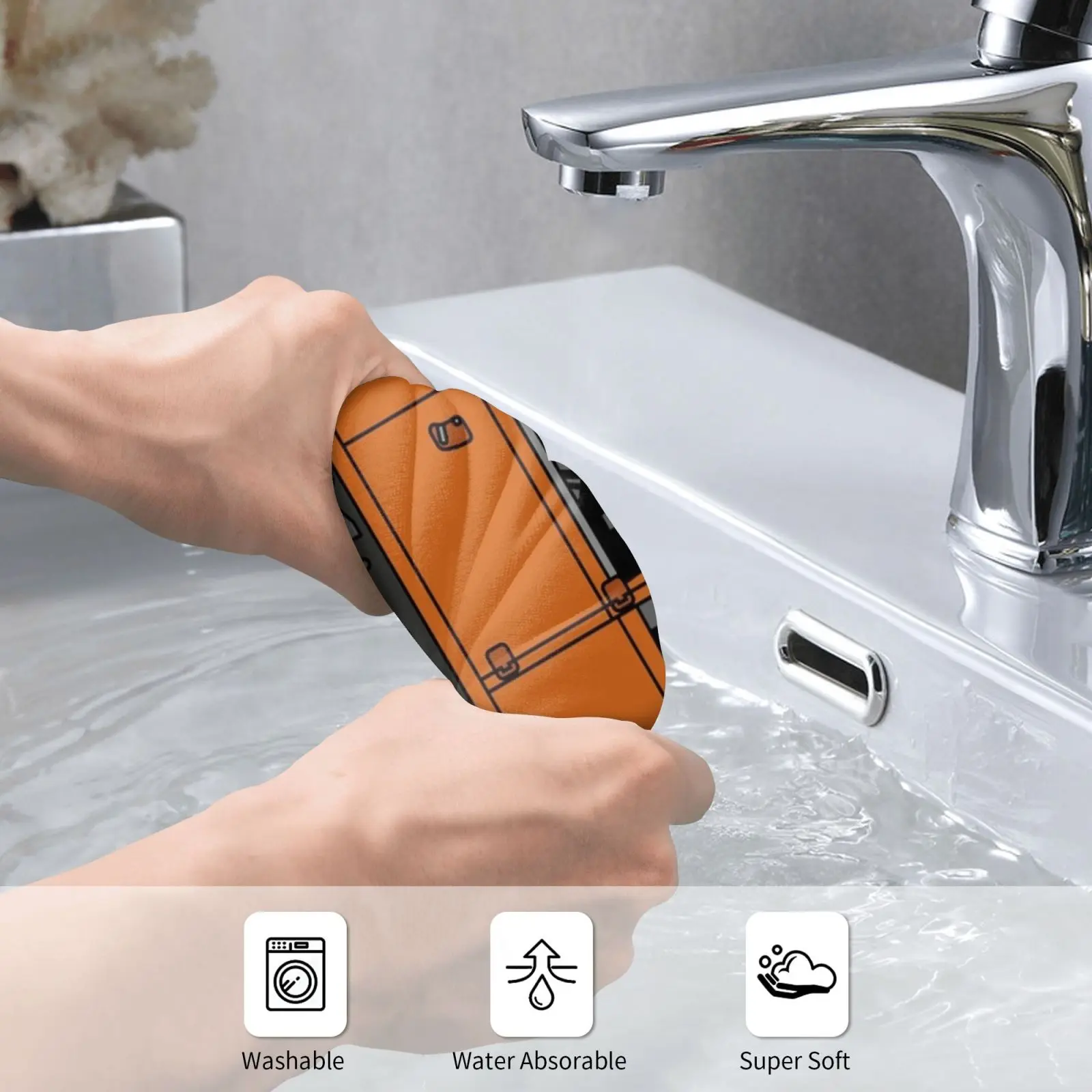 Classic Orange Serie Car Custom Towel Bath Towel Offroad Car Vehicle 4x4 Suv Terrain Military Army Navy