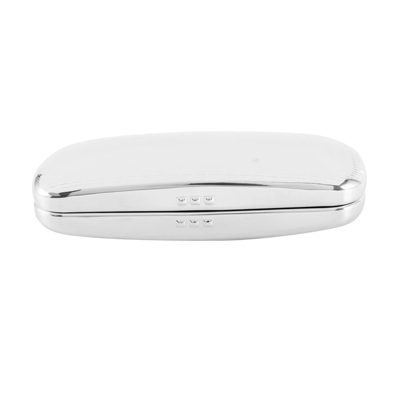 Glasses Case, Aluminum Hard Shell Eyeglasses Case Striped Spectacles Box