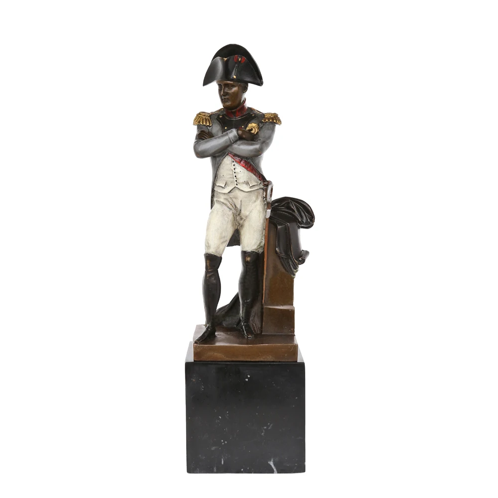 Multicolor Napoleon Statue Hot Casting Bronze French Famous Emperor Sculpture Art Home Decor