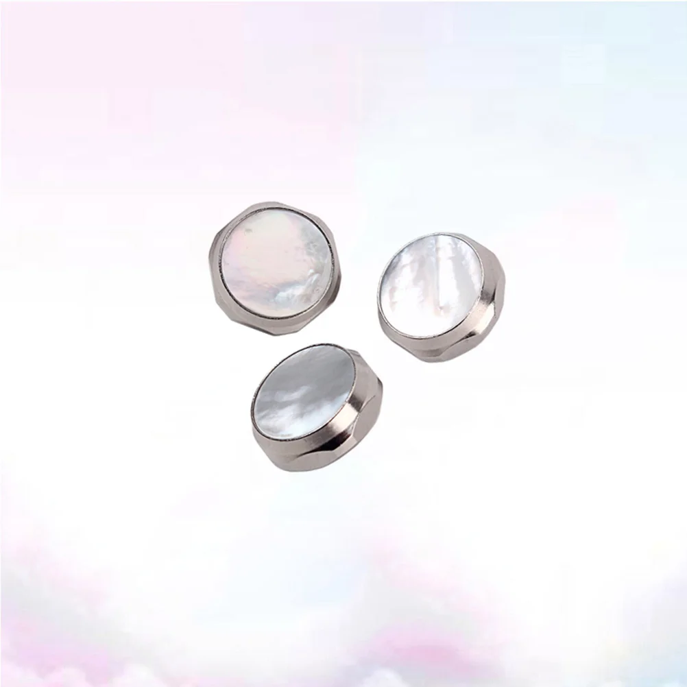 

3Pcs Musical Instrument Accessory Saxophone Finger Button Reliable Replacement Part for Trumpet Repairs Excellent Durability