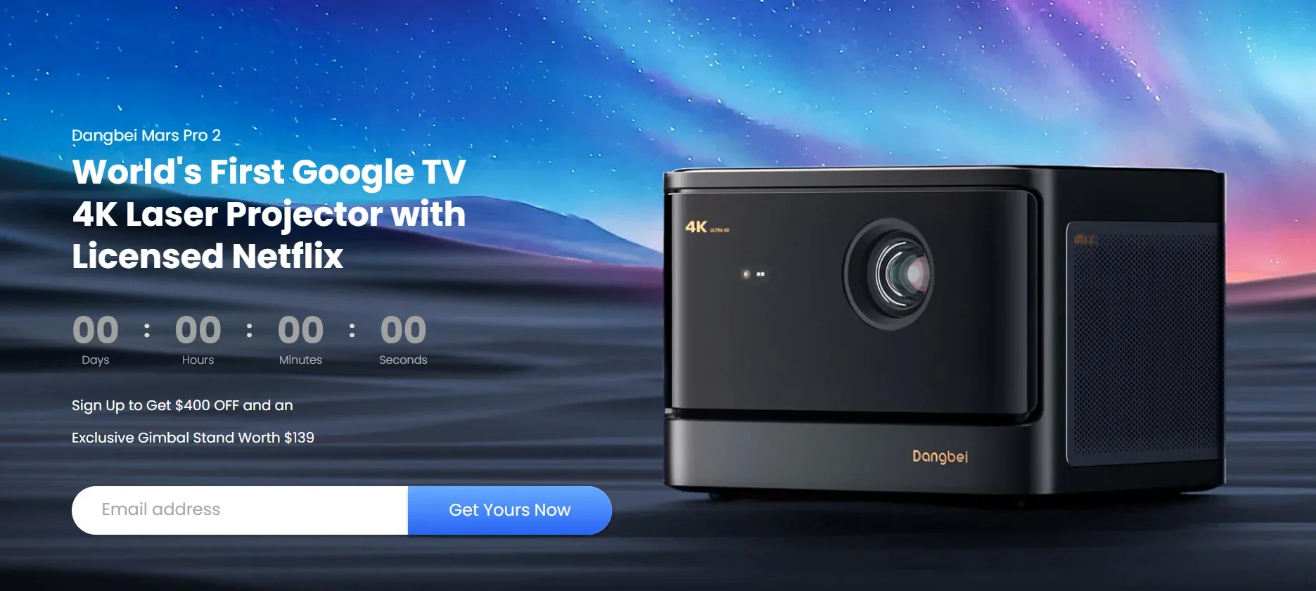 Dangbei mars pro 2 4k projetor laser 2450 iso lumen versão global beamer 3d android home cinema projetor para home theater